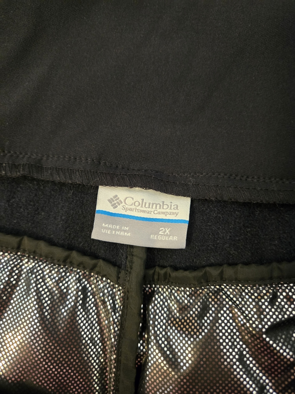 Columbia Olive Green and Black Quilted Puffer Pants - Picture 7 of 7